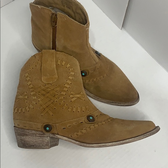 Diego Di Lucca cowboy western style ankle boots - Picture 1 of 6